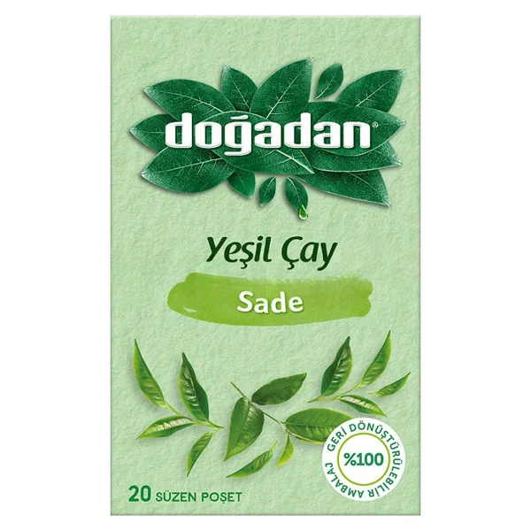Doğadan Sade Yeşil Çay 20'li - Görsel 3