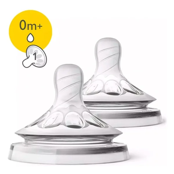 Philips Avent SCF041/27 Natural Yenidoğan 0 Ay+ 2'li Biberon Emziği - Görsel 2