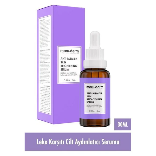 Maru.Derm Leke Karşıtı Ve Beyazlatıcı Cilt Bakım Serumu 30 Ml - Görsel 3