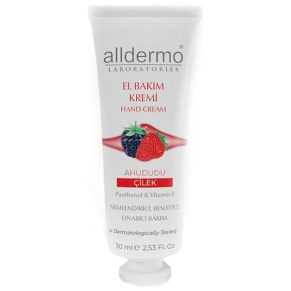 Alldermo Ahududu Çilek 30 Ml El Kremi - Görsel 3