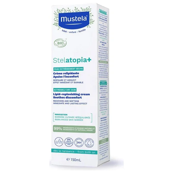 Mustela Stelatopia+ Lipit Yenileyici Krem 150 Ml - Görsel 6