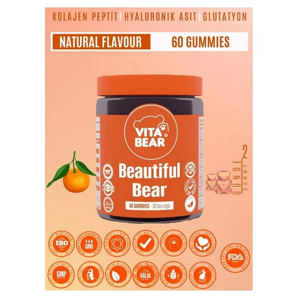 Vita Bear Beautiful Bear 60 Gummies - Görsel 2