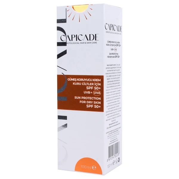 Capicade Kuru Ciltler İçin 100 Ml 50 Faktör Güneş Kremi - Görsel 8