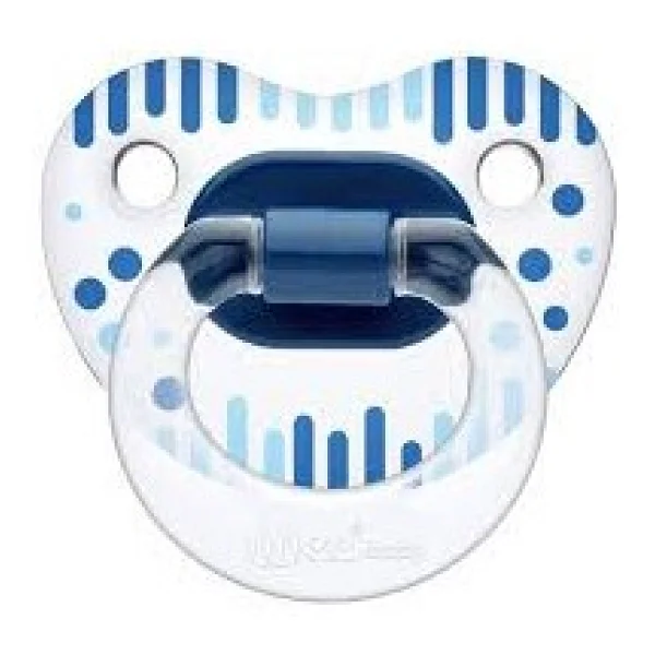 Wee Baby 837 Şeffaf Desenli Damaklı No:2 6-18 Ay Emzik - Görsel 3