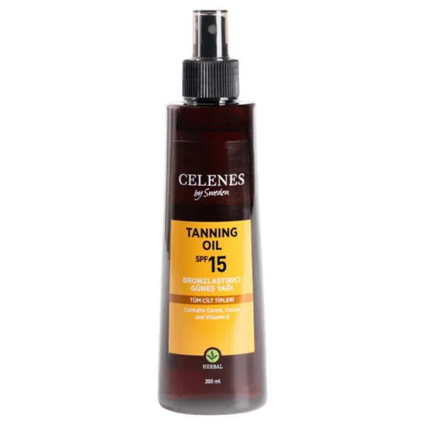 Celenes Herbal Bronzlaştırıcı Yağ 200 Ml - Görsel 2