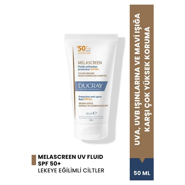 Ducray Melascreen Protective Fluid 50 Ml 50 Faktör Güneş Kremi - Görsel 2