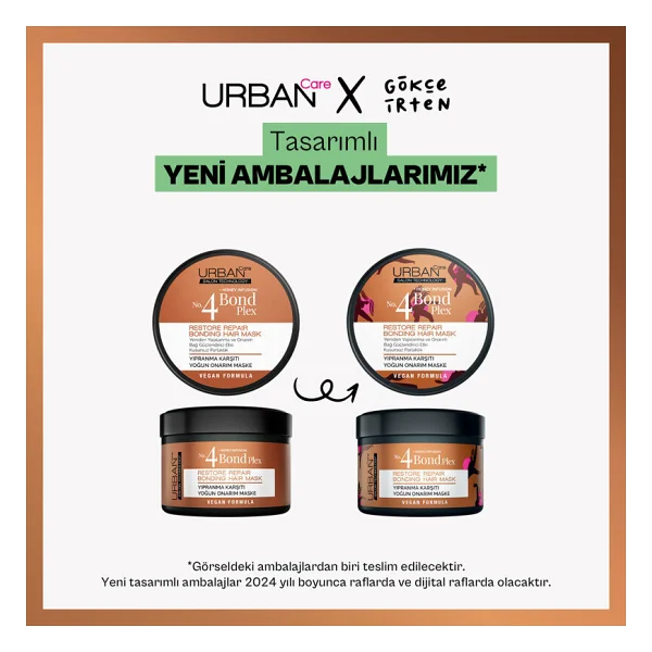 Urban Care Bond Plex No:4 Onarıcı Maske 230 Ml - Görsel 3