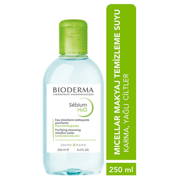 Bioderma Sebium H2O Micellar 250 ml Yüz Temizleme Suyu - Görsel 4