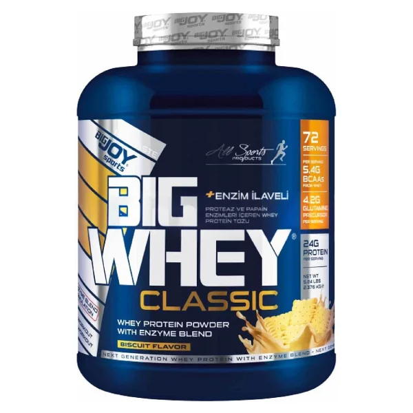 Bigjoy Bigwhey Classic 2376 Gr Bisküvi Aromalı Whey Protein Tozu - Görsel 4