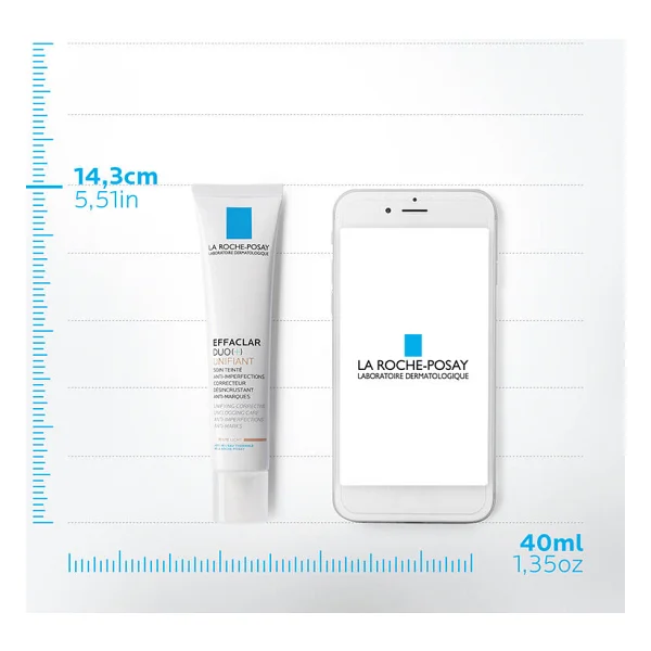 La Roche-Posay Effaclar Duo+ M Unifiant Medium Renkli Kapatıcı 40 Ml Akne Kremi - Görsel 4