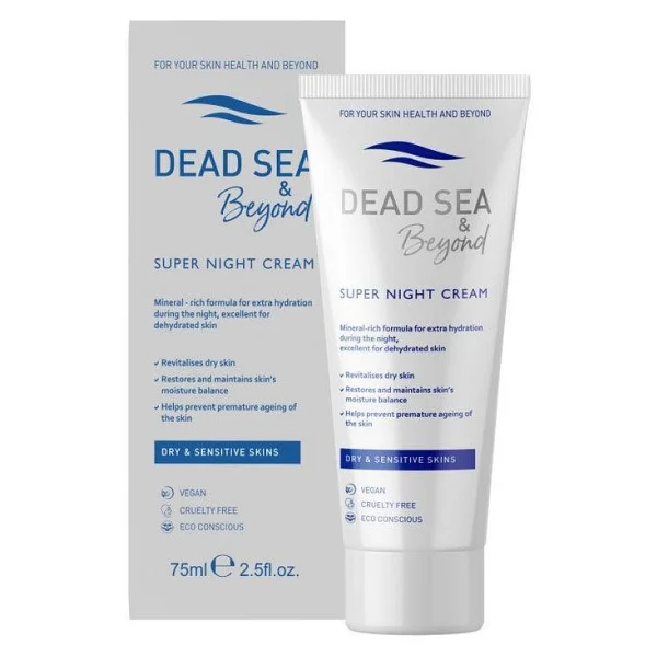 Dead Sea & Beyond Super Night Kuru Ve Hassas Ciltler İçin 75 Ml Gece Kremi - Görsel 2