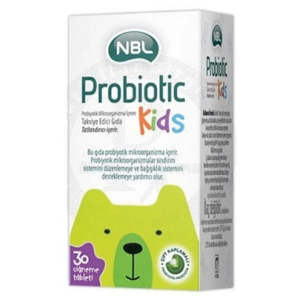 Nbl Probiotic Kids 30 Tablet - Görsel 3