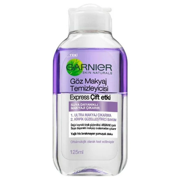 Garnier Çift Fazlı 2 Etki 1 Arada 125 Ml Göz Makyaj Temizleme Suyu - Görsel 5