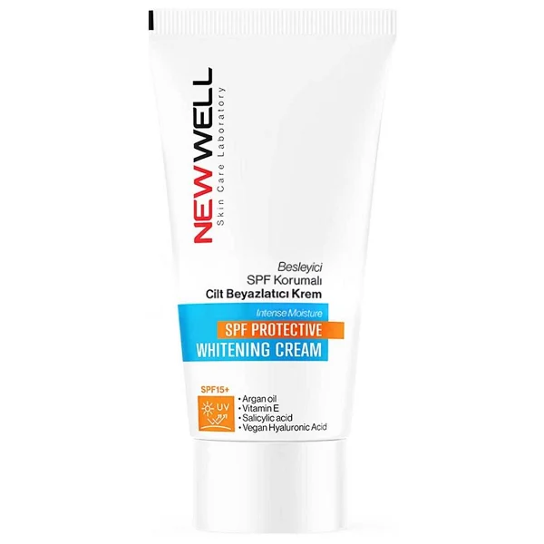 New Well Whitening Spf 15 Besleyici 50 Ml Beyazlatıcı Krem - Görsel 5