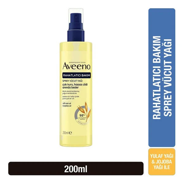 Aveeno Rahatlatıcı Sprey Vücut Yağı 200 Ml - Görsel 2