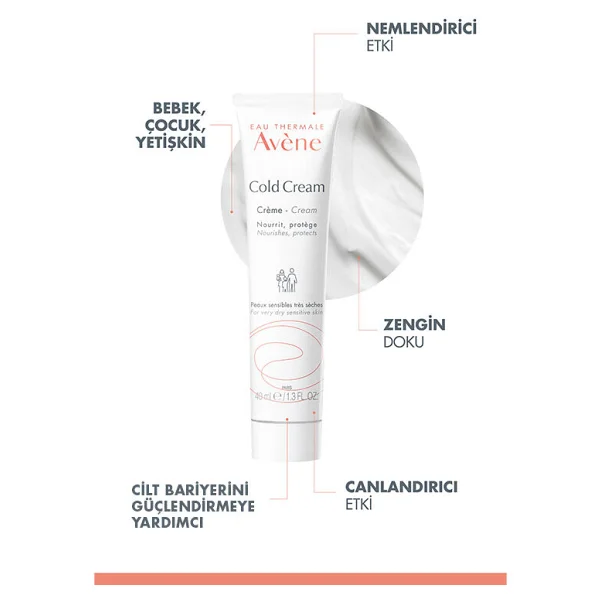 Avene Cold Cream 40 Ml Besleyici Bakım Kremi - Görsel 7
