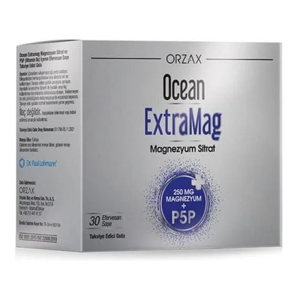 Ocean Extramag Magnezyum Sitrat 30 Saşe - Görsel 3