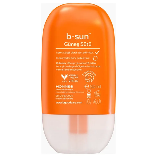 B-Good Care B-Sun Invisible 50 Ml 50 Faktör Yüz Güneş Sütü - Görsel 2