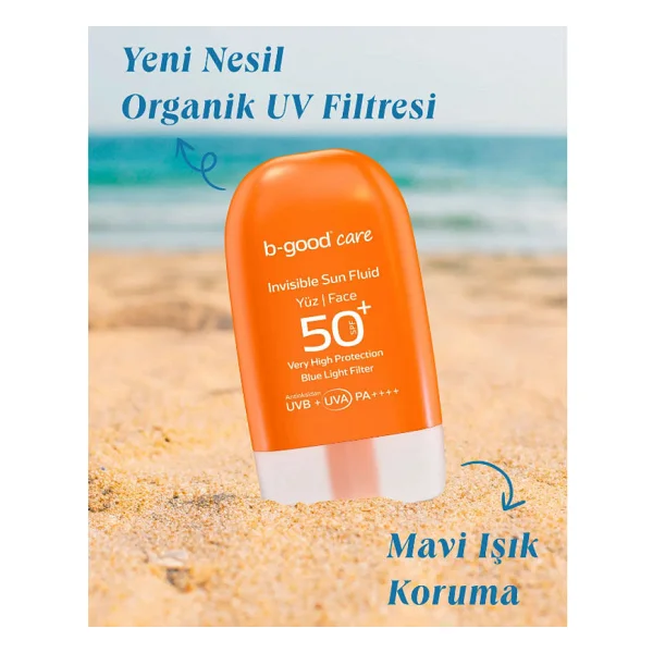 B-Good Care B-Sun Invisible 50 Ml 50 Faktör Yüz Güneş Sütü - Görsel 6