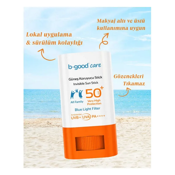 B-Good Care B-Sun 12 ml 50 Faktör Güneş Koruyucu Stick - Görsel 5