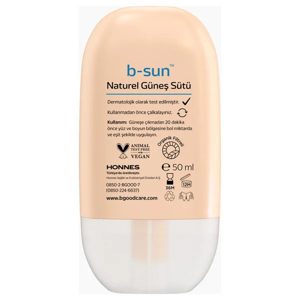 B-Good Care B-Sun Tinted 50 Ml 50 Faktör Yüz Güneş Sütü - Görsel 9