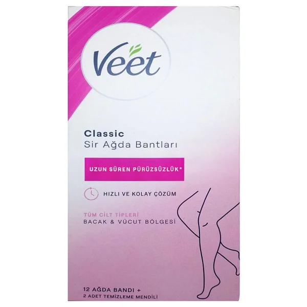 Veet Classic 12'li Sir Ağda Bandı - Görsel 2
