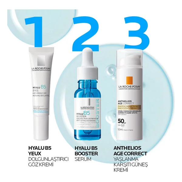 La Roche-Posay Hyalu B5 Booster Dolgunlaştırıcı Kırışıklık Karşıtı 15 Ml Yüz Serumu - Görsel 6