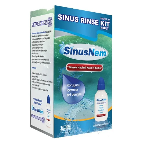 Edis Pharma Sinusnem Yetişkin Burun Yıkama Kiti - Görsel 3