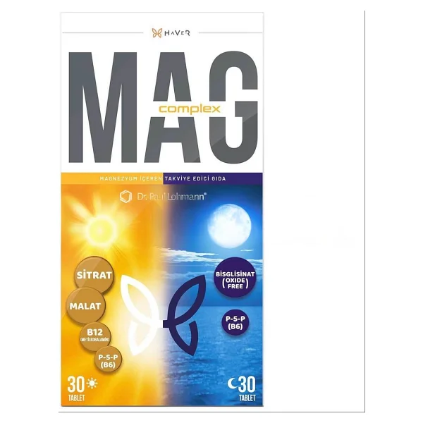 Haver Mag-Complex Day & Night 60 Tablet - Görsel 2