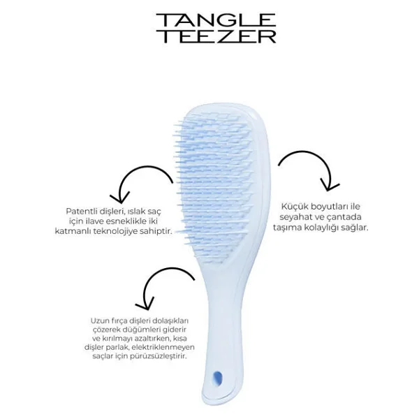 Tangle Teezer The Wet Detangler Mini Saç Fırçası - Görsel 10