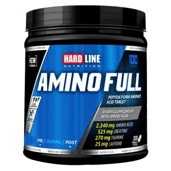 Hardline Nutrition Amino Full 300 Tablet - Görsel 3