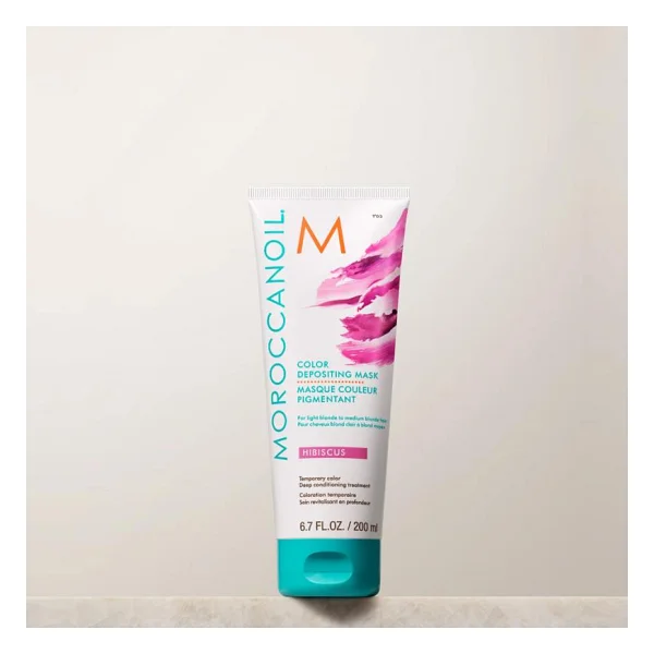 Moroccanoil Color Deposit Mask Hibiscus Renk Tazeleyici Maske 200 Ml - Görsel 2