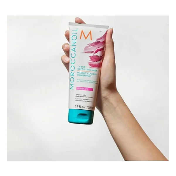 Moroccanoil Color Deposit Mask Hibiscus Renk Tazeleyici Maske 200 Ml - Görsel 3
