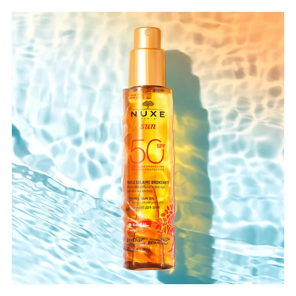 Nuxe Huile Solaire Bronzlaştırıcı Yüz Ve Vücut Yağı Spf50 150 Ml - Görsel 3