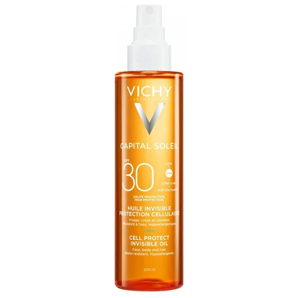 Vichy Capital Soleil Cell Protect 200 Ml 30 Faktör Güneş Yağı - Görsel 7