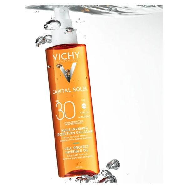Vichy Capital Soleil Cell Protect 200 Ml 30 Faktör Güneş Yağı - Görsel 10