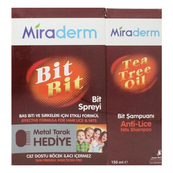 Miraderm Bit Şampuan 150 Ml + Bit Spreyi 100 Ml - Görsel 4