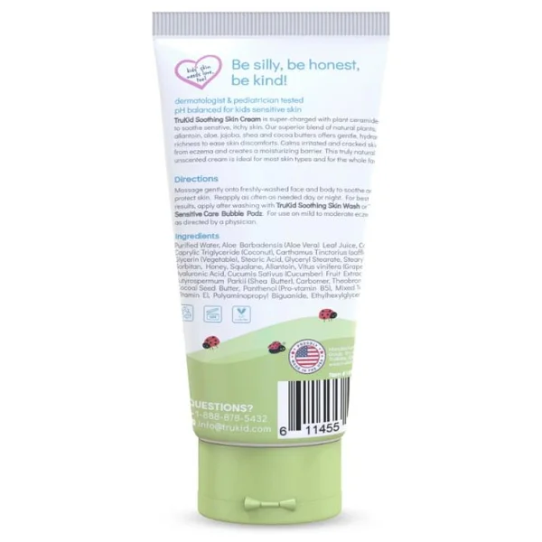 Trukid Soothing Skin Egzamalı Ciltler İçin Bakım Kremi 100 Ml - Görsel 2