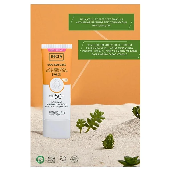 Incia Doğal Leke Karşıtı Yüz Güneş Kremi 30 Ml - Görsel 4