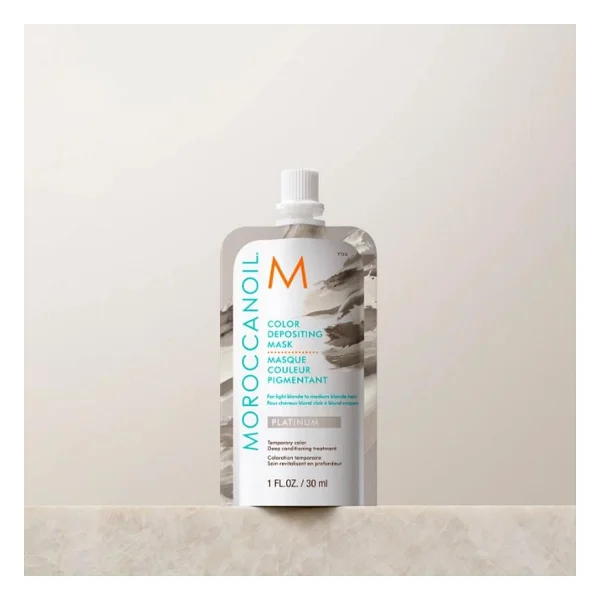 Moroccanoil Platinum Renk Veren 30 ml Mini Saç Maskesi - Görsel 5