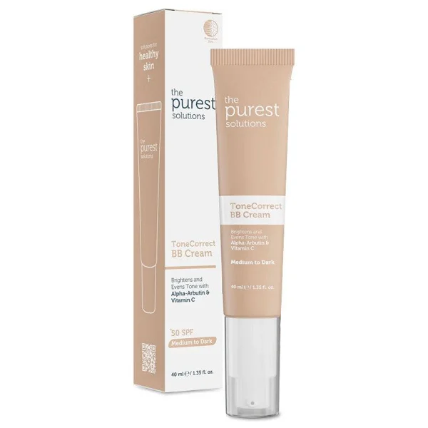 The Purest Solutions Lekeli Ciltler İçin Cilt Tonu Eşitleyici Spf 50 40 Ml Bb Krem - Görsel 2
