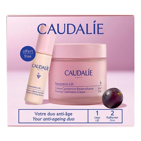 Caudalie Resveratrol-Lift Cashmere Krem 50 Ml + Liftant Fermete Serum 10 Ml Duo Set - Görsel 3