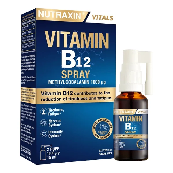 Nutraxin B Vitamin Complex 60 Tablet - Görsel 9