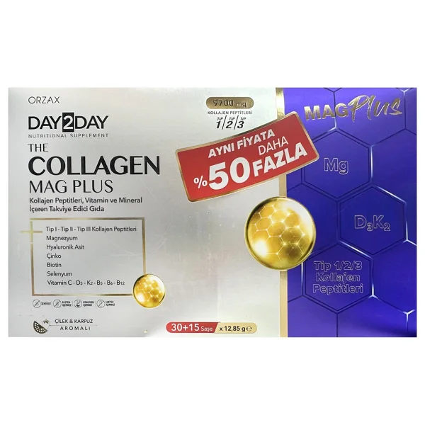 Day2day The Collagen Mag Plus 45 Saşe - Görsel 3