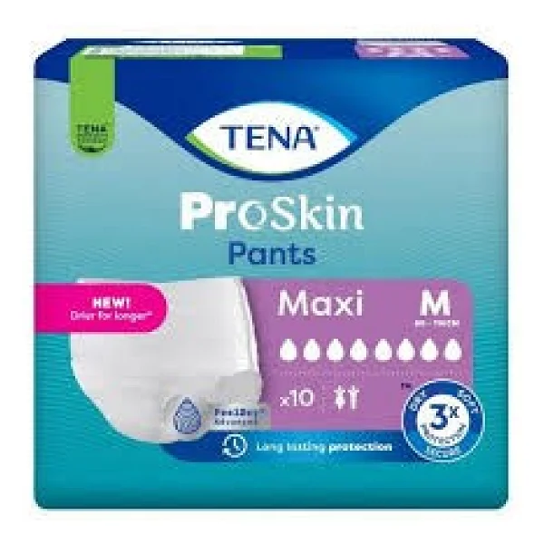 Tena Emici Külot Süper Night 7.5 Damla Büyük Boy L 10'lu Hasta Bezi - Görsel 4