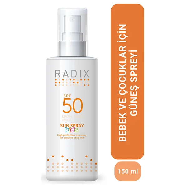 Radix Sun Kids Hassas Çocuk Cildi İçin Spf 50 150 Ml Güneş Spreyi - Görsel 4