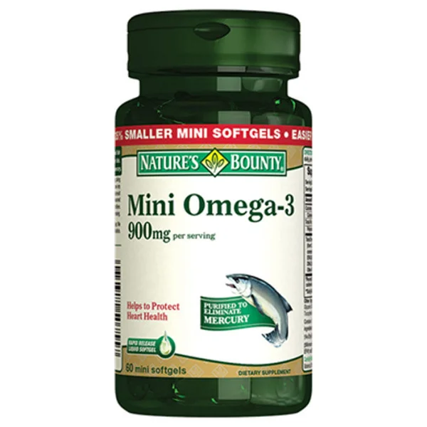 Nature's Bounty Mini Omega 3 900 Mg 60 Kapsül - Görsel 2