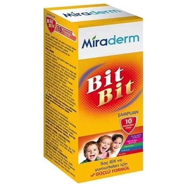 Miraderm Bitbit 200 Ml Bit Şampuanı - Görsel 4