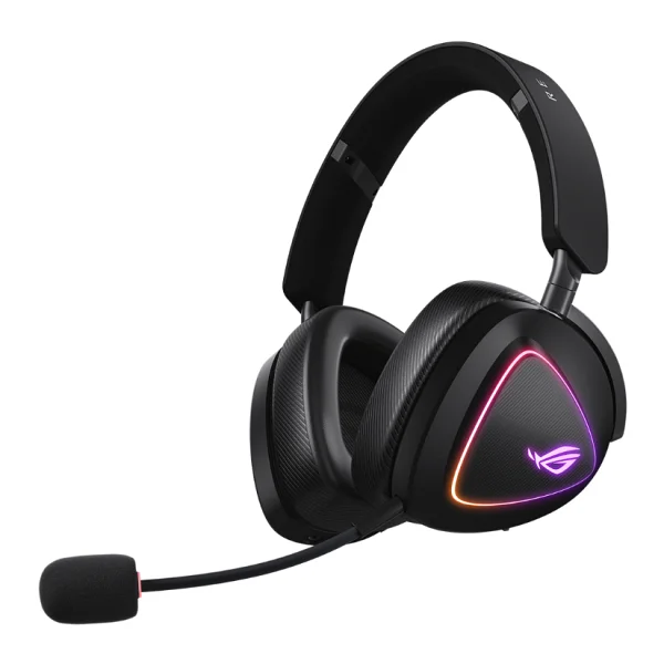 Asus Rog Delta Iı Siyah RGB 7.1 Kablolu/Kablosuz Kulak Üstü Oyuncu Kulaklığı - Görsel 6