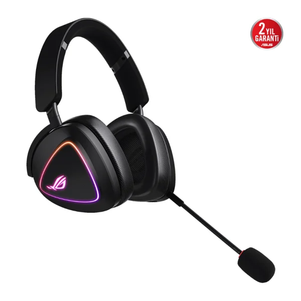 Asus Rog Delta Iı Siyah RGB 7.1 Kablolu/Kablosuz Kulak Üstü Oyuncu Kulaklığı - Görsel 7